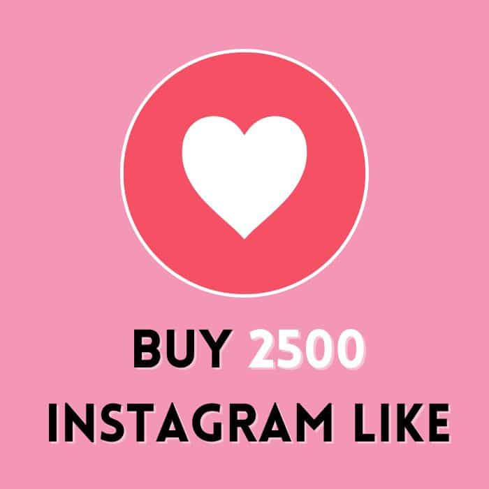 Buy 2500 Instagram Likes
